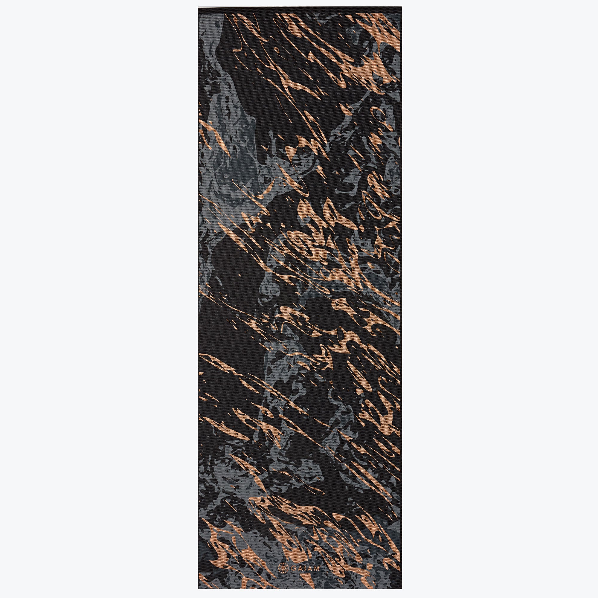 Premium Reversible Marbled Bronze Medallion Yoga Mat (6mm) - Image 5