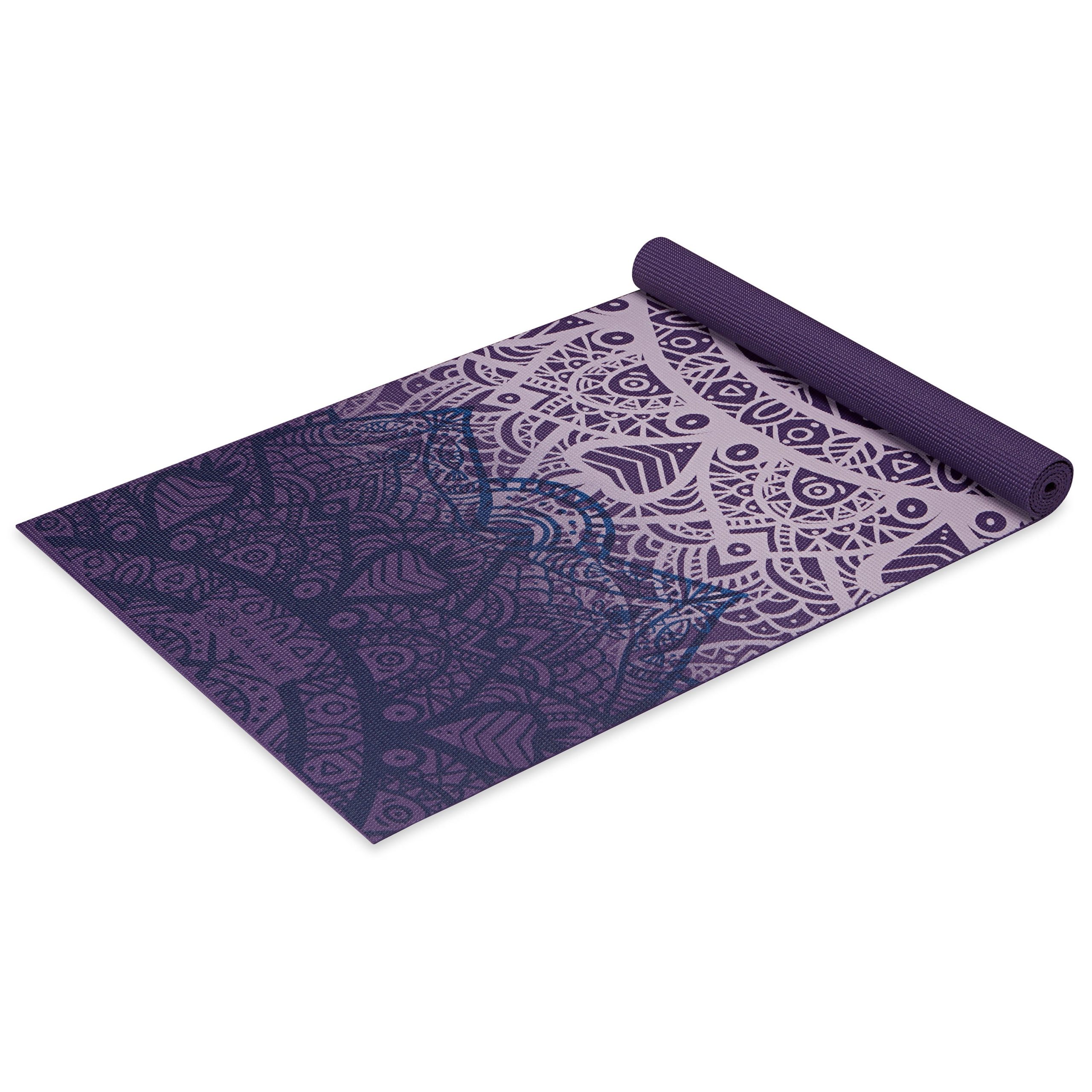 Classic Yoga Mat (4mm) - Purple Lattice - Image 2